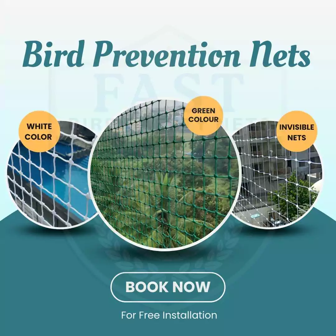 Bird Control Nets Fixing in Hyderabad