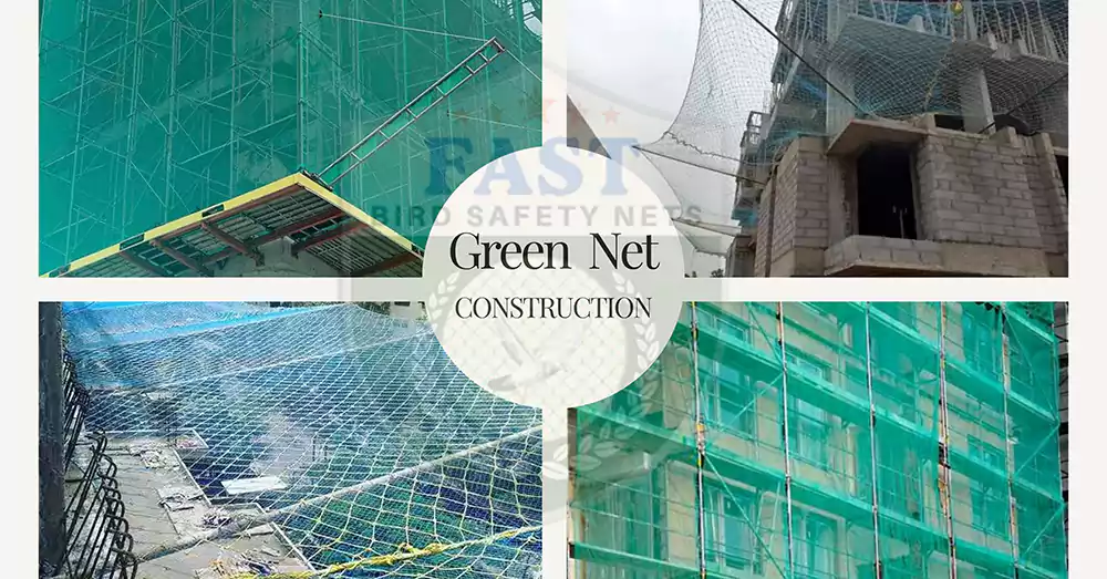 Green Color Construction Site Net for Safety
