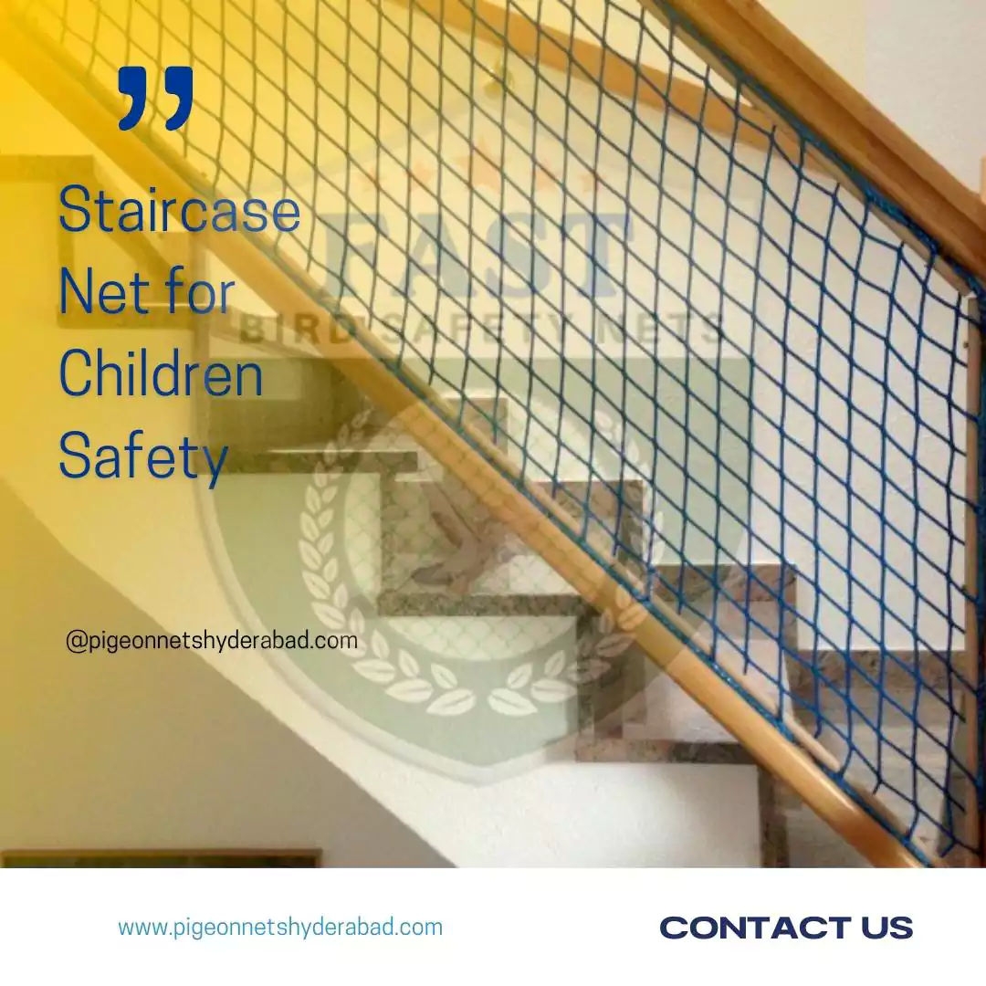 Staircase Netting in Steps
