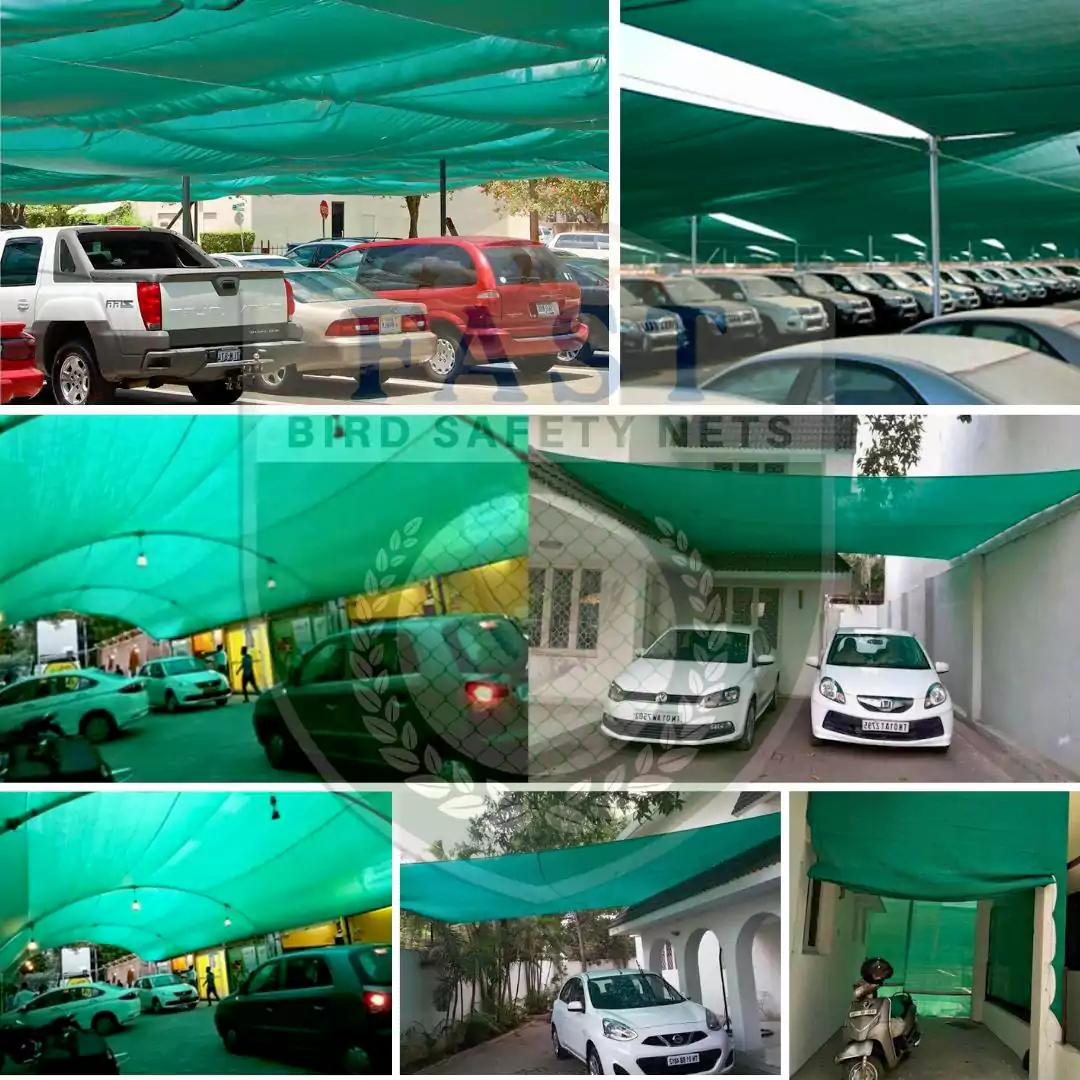 Green Nylon Car Parking Safety Nets in Hyderabad